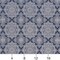 Indigo Mandala - Blue Abstract & Geometric,Global Upholstery Fabric 54 Inches"